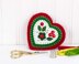 Winterberry Heart Felt Ornament