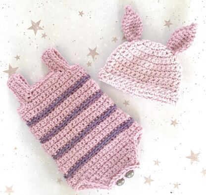 Harry & Harriet Piglet Romper Set