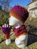 Dragon scale ear warmer cowl