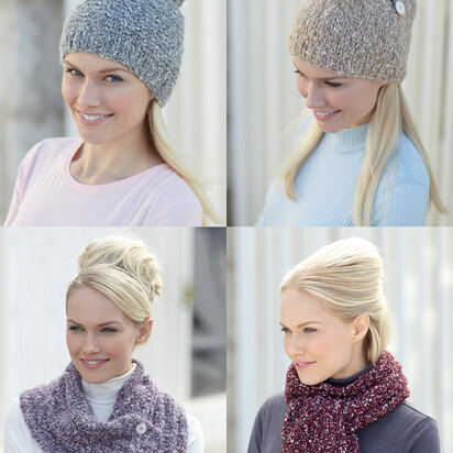 Scarves and Hats in Sirdar Bouffle - 7388 - Downloadable PDF