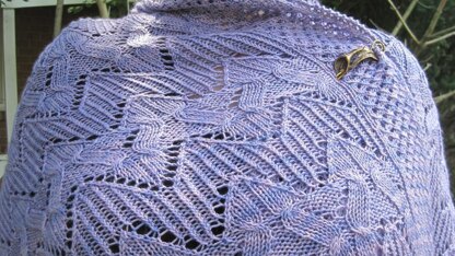 Koga Cable Lace Shawl