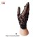 Black lace finger gloves