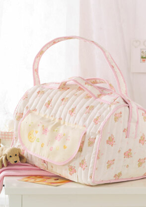 Made with Love - Pink Baby Bag in Anchor - Downloadable PDF