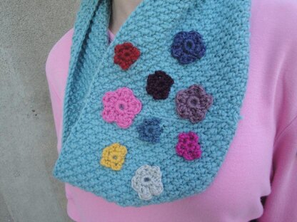 Flowery Cowl & Hat