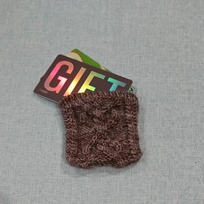 Card Keep - knitting pattern