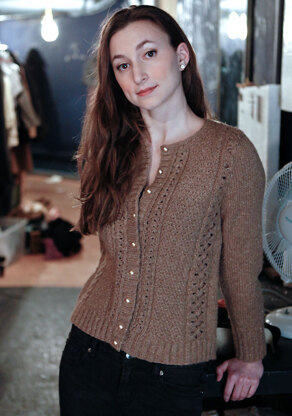 Taina Cardigan in Berroco Flicker Aran