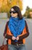 Felicia crochet shawl with fringe