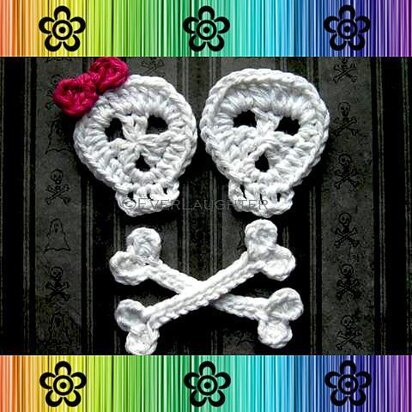 Skull and Crossbones Applique