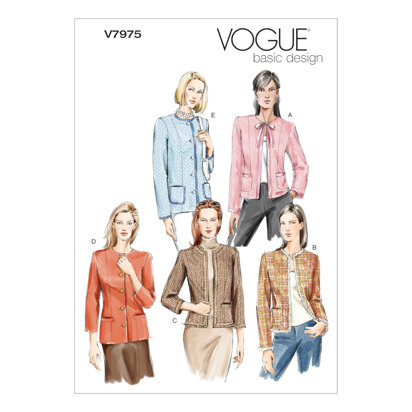 Vogue Misses'/Misses' Petite Jacket V7975 - Sewing Pattern