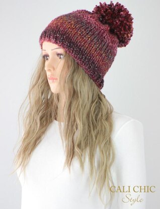 Gina Knit Pompom Hat #812