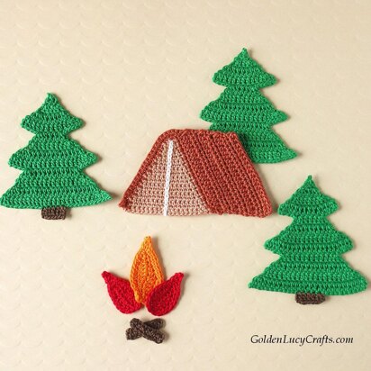 Camping Applique