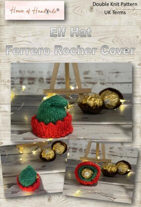 Elf Hat Ferrero Rocher Knitting Pattern