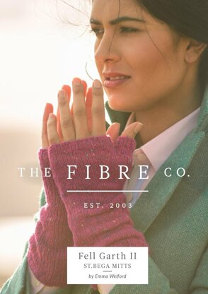 St. Bega Mitts in The Fibre Co. Arranmore Light - Downloadable PDF