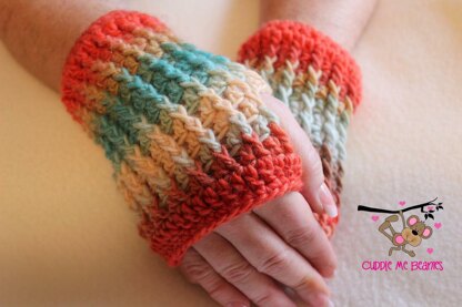 Sunset Ridge Fingerless Gloves