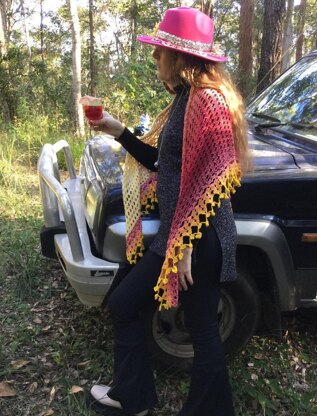 Mojitos At Sunset Shawl