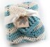 Seafoam Layette Baby Hat & Blanket Set UK TERMS 1928