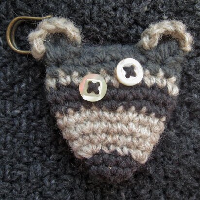 Raccoon Blanket Pin