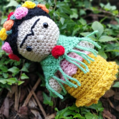 Frida Kahlo crochet Amigurumi