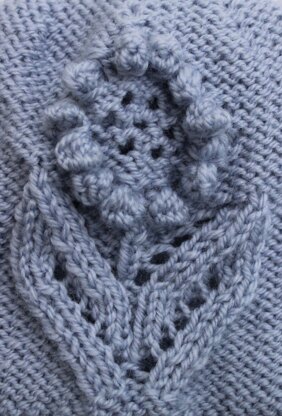 Knittiing pattern Aran Hat Pattern #466