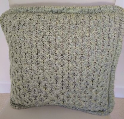 Cables and Knots cushion