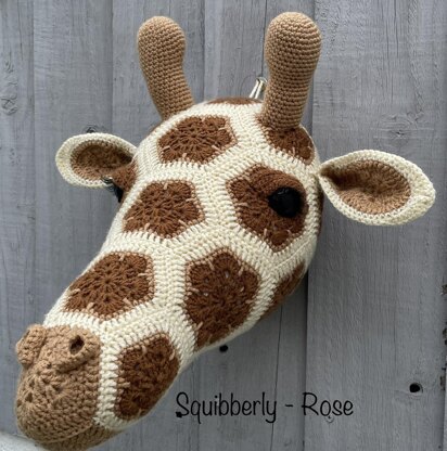 Gerald the African flower giraffe head