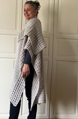 Crochet Ruana Pattern: Wrap-Me-Up Ruana