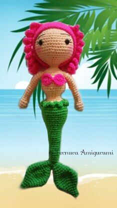 Floppy the mermaid crochet pattern