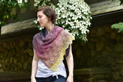 Berry Crumble Shawl