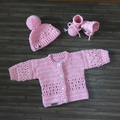 Izzy Baby Cardigan Set