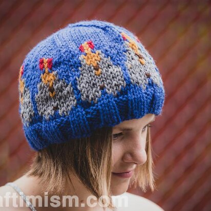 Drosophila (fruit fly) Knit Hat