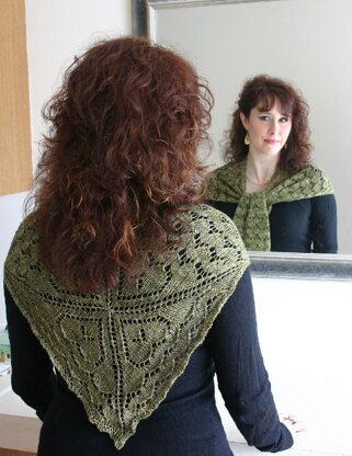 Clover shawl