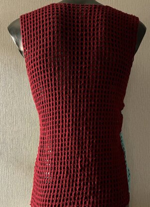 Crossover Mesh Tank Top