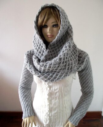 Khloe Hood Scarf with Sleeves