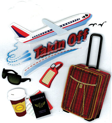Jolee's Boutique Dimensional Stickers - Taking Off