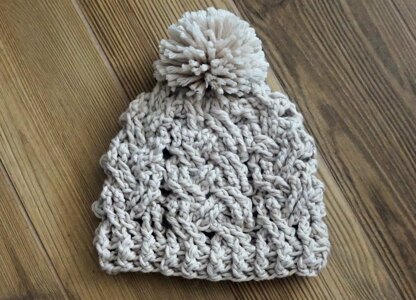 Winter Woven Crochet Hat and Cowl Pattern