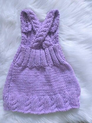 "Jayne" Aran Pinafore Set