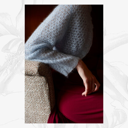 Grace Bolero - Knitting Pattern For Women in Willow & Lark Plume