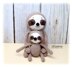 Sloth Mother and Baby Crochet Pattern