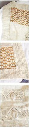Tulips and Dashes Throw