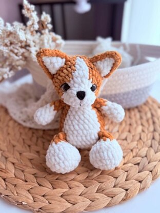 Plush Corgi toy