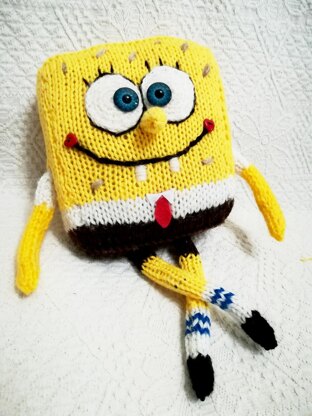 Knitted SpongeBob