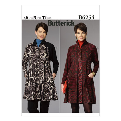 Butterick Misses' Coat Dress B6254 - Sewing Pattern
