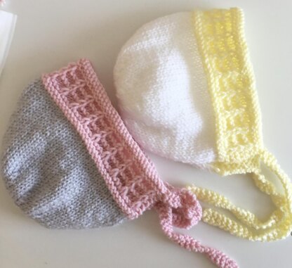 Little Loops baby bonnet