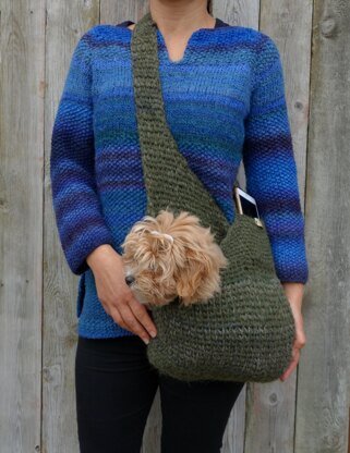 Guatemalan Wool Dog Purse and Carrier