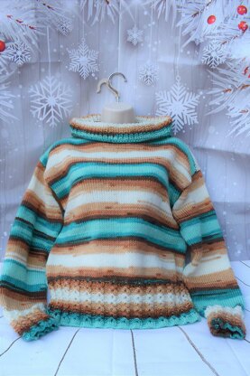 "Cindy" sweater knitting pattern