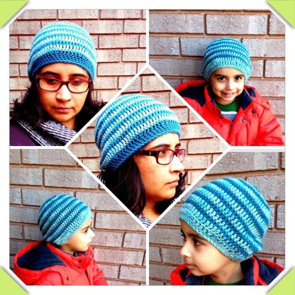 Basic Crocheted Beanie - All Sizes