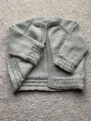 Oge Knitwear Designs - Tiny tots top down cardigan 2