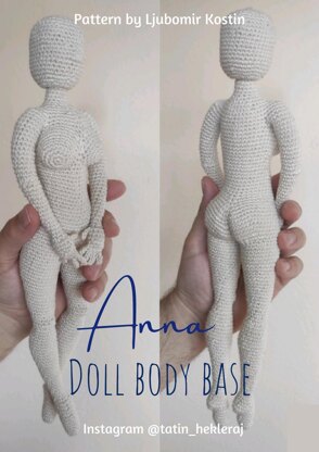 Rotating Head Doll Body Base