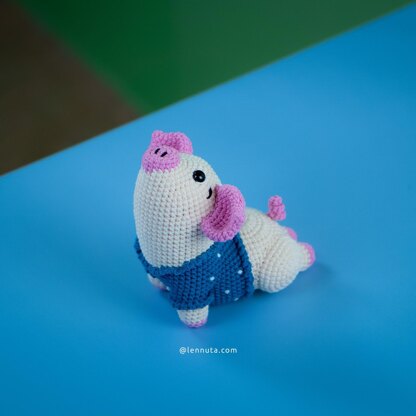 Cute Yoga Pig Amigurumi