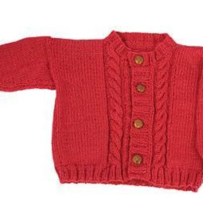 Easy Child's Cable Cardigan